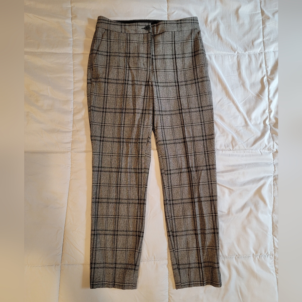 Express Grey Plaid Pants